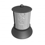 ΗΛΕΚΤΡΙΚΟ ΚΑΝΤΗΛΙ ΜΕ ΤΗΝ ΑΓΙΑ ΠΑΡΘΕΝΑ ΑΣΗΜΙ